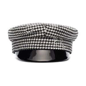 Ruslan Baginskiy houndstooth baker boy hat